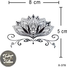 Trakya Tattoo 1-2 Hafta Kalıcı Geçici Minimal Lotus Dövmesi