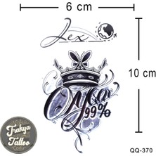 Trakya Tattoo 1-2 Hafta Kalıcı Geçici Minimal Tac Dövmesi