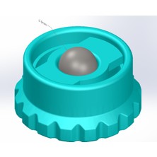 Akaslan Plastik '- Bdf Top Savunma Düz Beyblade 3D Baskı (Bu Ürün Sadece Plastik Parçadır - Almadan Önce Soru Sorabilirsiniz)