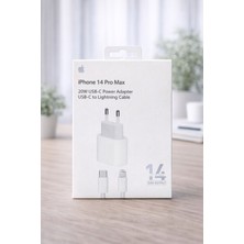 Genel Apple Uyumlu 20W Usb-C Adaptör ve Lightning Kablo Seti