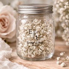 Gmt Ambalaj Özel Gün Nişan-Söz-Nikah 4x4 cm Yapışkanlı Kare Şeffaf Etiket (50 Adet)