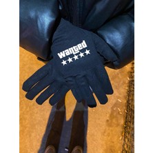 Flex Premium 01 Reflektörlü Siyah Kumaş Eldiven1-Fosfor-Esnek-Kış-Drill-Kar-Motor-Bisiklet