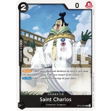 Bandai Tcg One Piece Saint Charlos OP13-087 Lisanslı Oyun Kartı (En)