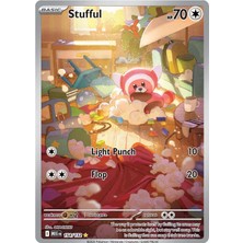 Pokemon Tcg Stufful 154/132 Illustration Rare Megen Lisanslı Oyun Kartı