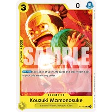 Bandai Tcg One Piece Kouzuki Momonosuke OP13-105 Lisanslı Oyun Kartı (En)