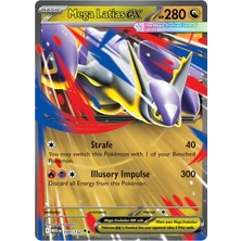 Pokemon Tcg Mega Latias Ex 100/132 Double Rare Megen Lisanslı Oyun Kartı