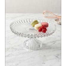 Skygo Ayaklı Cam Pasta Standı Sunum Tabağı 30 cm