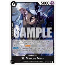 Bandai Tcg One Piece St. Marcus Mars OP13-091 Lisanslı Oyun Kartı (En - Foil Rare)