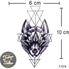 Trakya Tattoo 1-2 Hafta Kalıcı Geçici Minimal Kurt Dövmesi