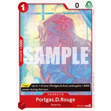 Bandai Tcg One Piece Portgas.d.rouge OP13-014 Lisanslı Oyun Kartı (En)