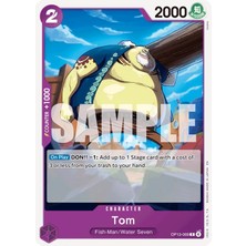 Bandai Tcg One Piece Tom OP13-069 Lisanslı Oyun Kartı (En)