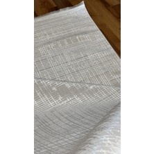 Canoo Halı Home Incesık Saten Ipek Dokuma Krem Gri Parlak Salon Koridor Oturma Odası Özel Kesme Halı Yolluk