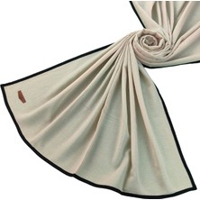 Mim Eşarp ve Şal Enba Biyeli Aqua Düz Renk Şal 85X190 cm