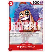 Bandai Tcg One Piece Emporio.ıvankov OP13-008 Lisanslı Oyun Kartı (En)