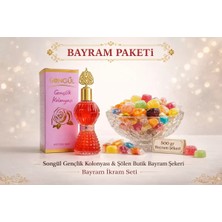 Karia Songül Gençlik Kolonyası ve 500 gr Bayram Şekeri Paketi | Bayram İkram Seti