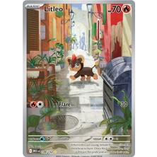 Pokemon Tcg Litleo 139/132 Illustration Rare Megen Lisanslı Oyun Kartı