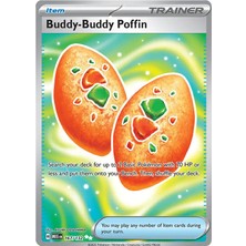 Pokemon Tcg Buddy-Buddy Poffin 167/132 Ultra Rare Megen Lisanslı Oyun Kartı