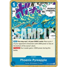 Bandai Tcg One Piece Phoenix Pyreapple OP13-058 Lisanslı Oyun Kartı (En)