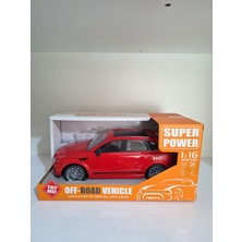 Aksoy Toys 23 cm Işıklı Sesli Sürt Bırak Oyuncak Araba Büyük Boy Kırmızı