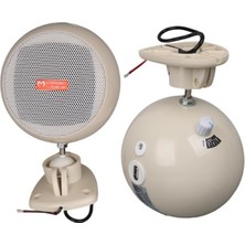 SHC4200 Magicvoice Mv-12 7.5 cm 20 Watt Komütatörlü Hat Trafolu Krem Beyazı Sütun Sarkık Hoparlör (2'li Tak