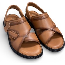 Desimod Içi Dışı Hakiki Deri Ortopedik Hac Umre Sandalet Terlik