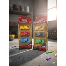 Aksoy Toys Şimşek Cars Mcqueen 6 Li Kutuda Metal Arabalar Seti