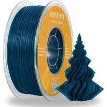 Kingroon Twinkling (Simli) Pla Filament Mavi - High Speed (600MM/S) - Bambu Lab ve K1 Uyumlu - 1.75MM 1 kg