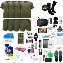 Askerimalzeme.com 4'lü Yazlık Her Şey Dahil Jandarma Bedelli Asker Seti