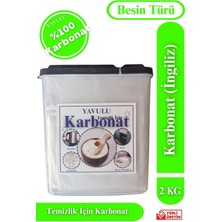 Yavulu Karbonat (Ingiliz) Sodyum Bikarbonat Besin Türü Karbonat 2kg Özel Kutusunda