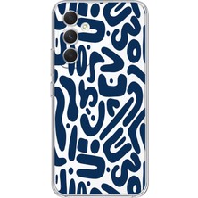 Mobilpad Samsung Galaxy M14 Uyumlu Baskılı Yumuşak Silikon Şeffaf Telefon Kılıfı