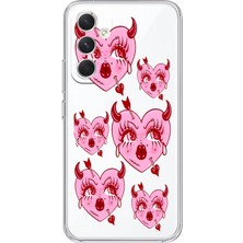 Mobilpad Samsung Galaxy S24 Plus Uyumlu Baskılı Yumuşak Silikon Şeffaf Telefon Kılıfı