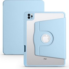 Apple iPad Air 10.9 2020 (4.nesil) Uyumlu Kılıf Zore Termik Kalem Bölmeli Dönebilen Standlı Kılıf
