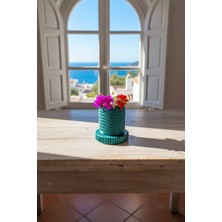 Fılamentim Floranti Aurex Dekoratif Saksı Modern Seri 95X95X125MM NO.1015.10.Y-18-T
