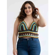 Meryemce Tasarımlar El Örgüsü Büstiyer Bluz