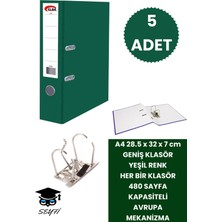 Ofis Büro Klasörü Çift Halka Avrupa Metal Mekanizma Çeşitli Renk ve Adetlerde Dar ve Geniş Klasör