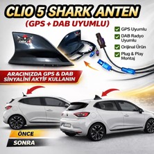 Renault Clio 5 Balık Sırtı Tavan Anteni (Shark) Orijinal Gps ve Dab Radyo Uyumlu 282064585R