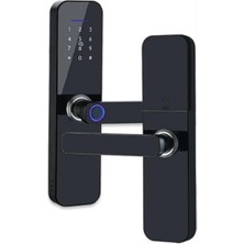 Gümrük Bey Tuya App Destekli, Smart Lock Akıllı Kapı Kilidi, Kart Okuyuculu ve Parmak Izli
