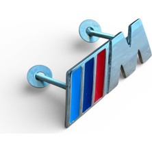 Bmw M /// Vidalı Metal Ön Panjur Arma Amblem