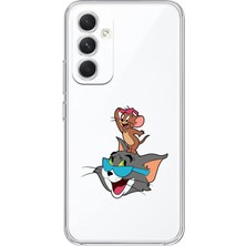 Mobilpad Samsung Galaxy A35 Uyumlu Baskılı Yumuşak Silikon Şeffaf Telefon Kılıfı