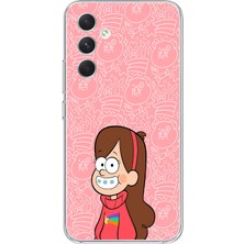 Mobilpad Samsung Galaxy A55 Uyumlu Baskılı Yumuşak Silikon Şeffaf Telefon Kılıfı