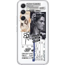 Mobilpad Samsung Galaxy S25 Plus Uyumlu Baskılı Yumuşak Silikon Şeffaf Telefon Kılıfı