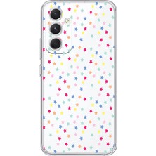 Mobilpad Samsung Galaxy M34 Uyumlu Baskılı Yumuşak Silikon Şeffaf Telefon Kılıfı