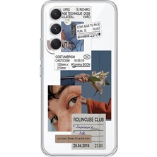 Mobilpad Samsung Galaxy S25 Plus Uyumlu Baskılı Yumuşak Silikon Şeffaf Telefon Kılıfı