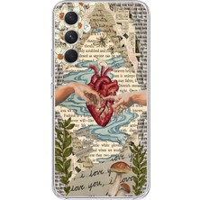 Mobilpad Samsung Galaxy A15 Uyumlu Baskılı Yumuşak Silikon Şeffaf Telefon Kılıfı