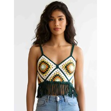 Meryemce Tasarımlar El Örgüsü Büstiyer Bluz