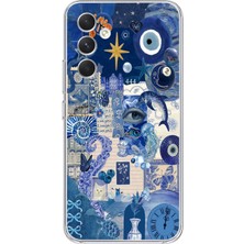 Mobilpad Samsung Galaxy S25 Plus Uyumlu Baskılı Yumuşak Silikon Şeffaf Telefon Kılıfı