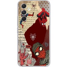 Mobilpad Samsung Galaxy A55 Uyumlu Baskılı Yumuşak Silikon Şeffaf Telefon Kılıfı