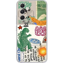 Mobilpad Samsung Galaxy A55 Uyumlu Baskılı Yumuşak Silikon Şeffaf Telefon Kılıfı