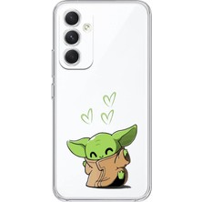 Mobilpad Samsung Galaxy A55 Uyumlu Baskılı Yumuşak Silikon Şeffaf Telefon Kılıfı