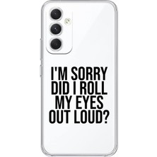 Mobilpad Samsung Galaxy A55 Uyumlu Baskılı Yumuşak Silikon Şeffaf Telefon Kılıfı